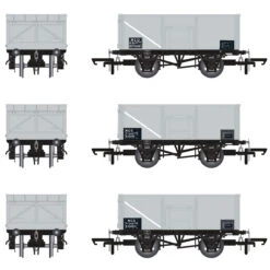 Accurascale OO Gauge 16T Mineral Wagon Triple Pack - BR Post TOPS MCO Coal Model Railway Wagon ACC1060