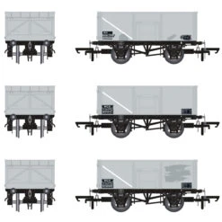Accurascale OO Gauge 16T Mineral Wagon Triple Pack - BR Post TOPS MCO Coal Model Railway Wagon ACC1058
