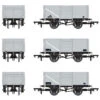 Accurascale OO Gauge 16T Mineral Wagon Triple Pack - BR Pre TOPS Coal Model Railway Wagon ACC1049