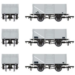 Accurascale OO Gauge 16T Mineral Wagon Triple Pack - BR Pre TOPS Coal Model Railway Wagon ACC1049