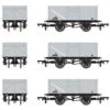 Accurascale OO Gauge 16T Mineral Wagon Triple Pack - BR Pre TOPS Coal Model Railway Wagon ACC1025
