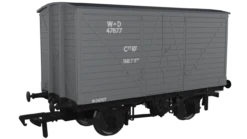 Rapido OO Gauge LNWR D88 Van - WD47877 (Beamish, As Preserved) Scale Model Railway Wagon 945017