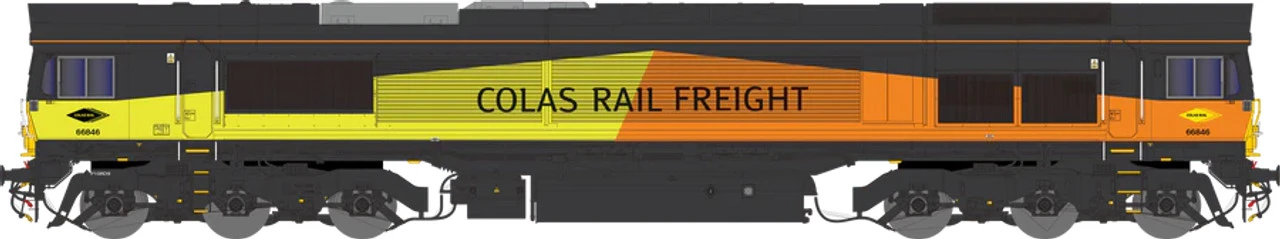 Dapol N Gauge Class 66 Colas Rail Freight 66846 2D-066-009 3 Dapol N Gauge Class 66 Colas Rail Freight 66846 2D-066-009