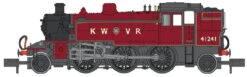 Dapol N Gauge Class 2MT Ivatt 41241 BKWVR DCC Ready Model Railway Steam Locomotive 2S-015-010