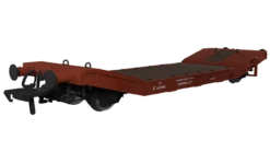 Rapido Trains OO Gauge 25t Lowmac Wagon BR(E) Brown 'Maximum Speed 60' Model Railway Wagon 929004
