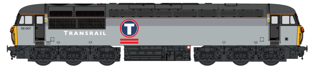 Dapol N Gauge Class 56 007 Transrail Livery Model Railway Diesel Locomotive 2D-004-012 3 Dapol N Gauge Class 56 007 Transrail Livery Model Railway Diesel Locomotive 2D-004-012
