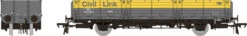 Rapido Trains OO Gauge OAA No. DC100065, Civil Link Grey/yellow 915016