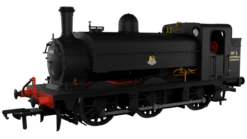 Rapido Trains OO Gauge LNER J52/2 No.2 BR Unlined Black Early Crest (Departmental Use) DCC Ready 958010