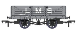 Rapido Trains OO Gauge LMS Dia 1666 Open Wagon - No.134946 LMS Grey 937003