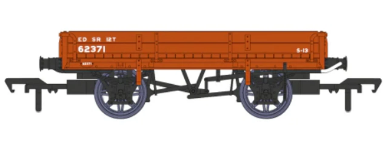 Rapido OO Gauge SECR D1744 Ballast Wagon - BR Departmental 62444 928008 3 Rapido OO Gauge SECR D1744 Ballast Wagon - BR Departmental 62444 928008