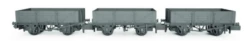 Rapido N Gauge 3x Dia 1349 5-Plank Wagons - SECR Grey 942002