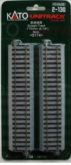 Kato N Gauge Unitrack Straight Track 6 174mm 4pcs 2-130