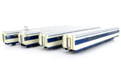 Zoukei Mura Rail HO Gauge Shinkansen 0 Series Coach Addon Set - 4 Coaches