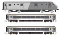 Dapol N Gauge Chiltern Railways 8pc Coach Set W DVT DCC Ready 2D-017-101