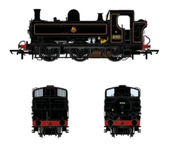 Accurascale OO 8750 Class - 8763 - Early Emblem Lined Black DCC Ready ACC2875