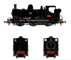 Accurascale OO 5700 Class - 7714 - Early Emblem Black - DCC Sound Fitted