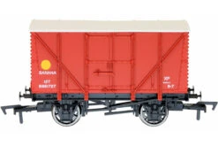 Dapol OO Gauge Banana Van BR Red Model Railway Wagon B881727 4F-016-045