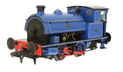 Dapol OO Gauge HL 0-4-0 56 Port Of London Blue Lined Yellow DCC Sound Model Railway Steam Locomotive 4S-024-004S