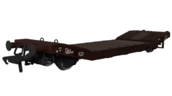 Rapido Trains OO Gauge LMS/LNER 25t Machine Wagon LMS Brown Model Railway Wagon 929002