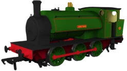 Rapido Trains OO Gauge 16" Hunslet - No. 2375/1942 John Shaw, NCB Lined Green - DCC Sound 903516