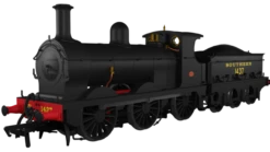 Rapido Trains OO Gauge SECR O1 Class No.1437 SR Plain Black (Egyptian Lettering) DCC Ready 966005