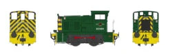 Heljan OO Gauge Class 02 0-4-0DH D2864 BR Green W/Yellow Bufferbeam 2841