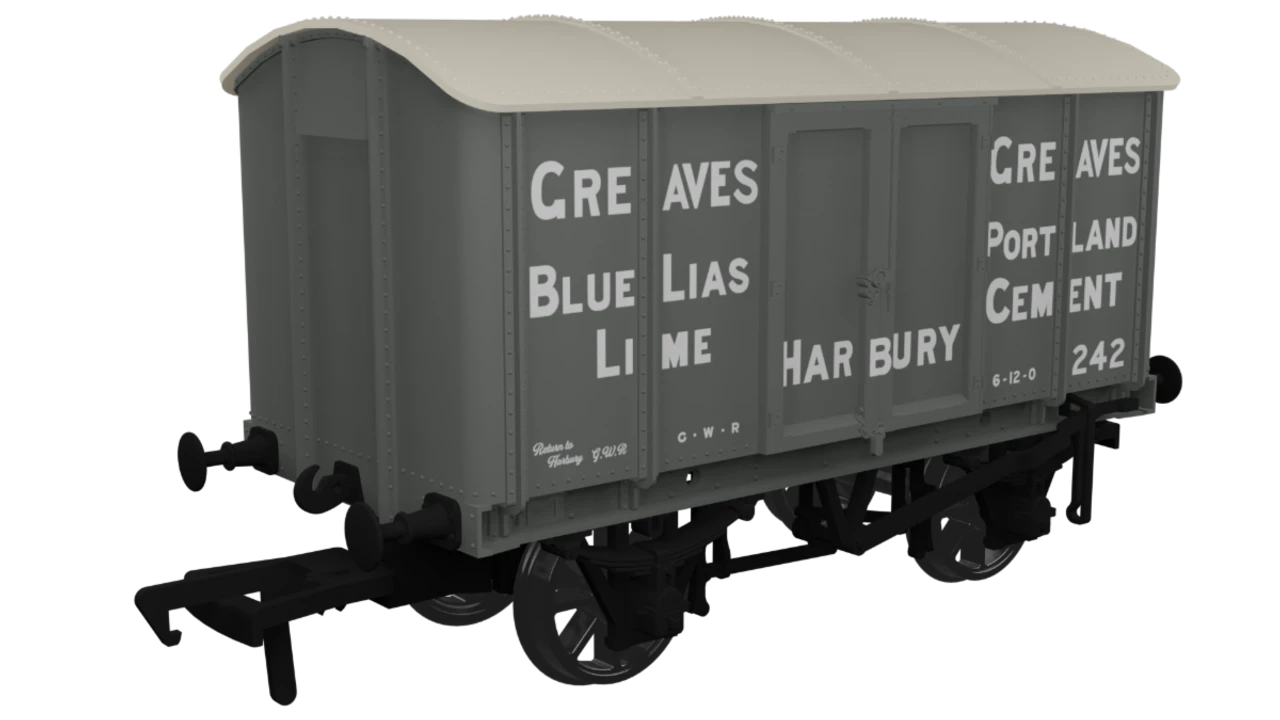 Rapido Trains OO Gauge V6 Metal Van - Greaves Of Harbury Van No. 242 908029